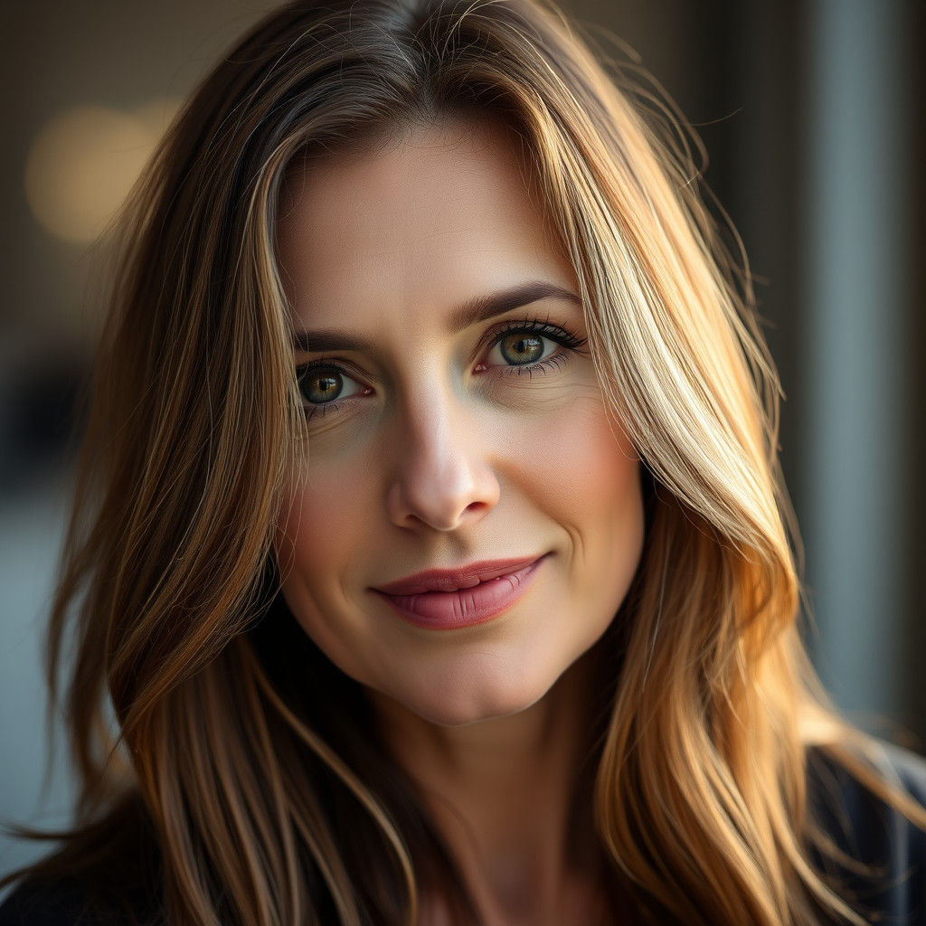 Beautiful Woman in Professional Photography Style