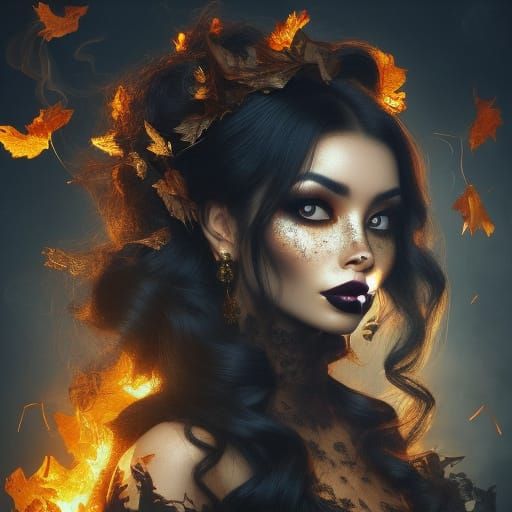 Fall Vampire-Fairy Hybrid ---> Dark Version