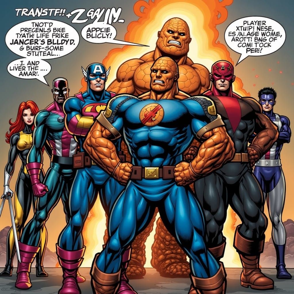 Fantastic Four Team Up with Avengers & X-Men