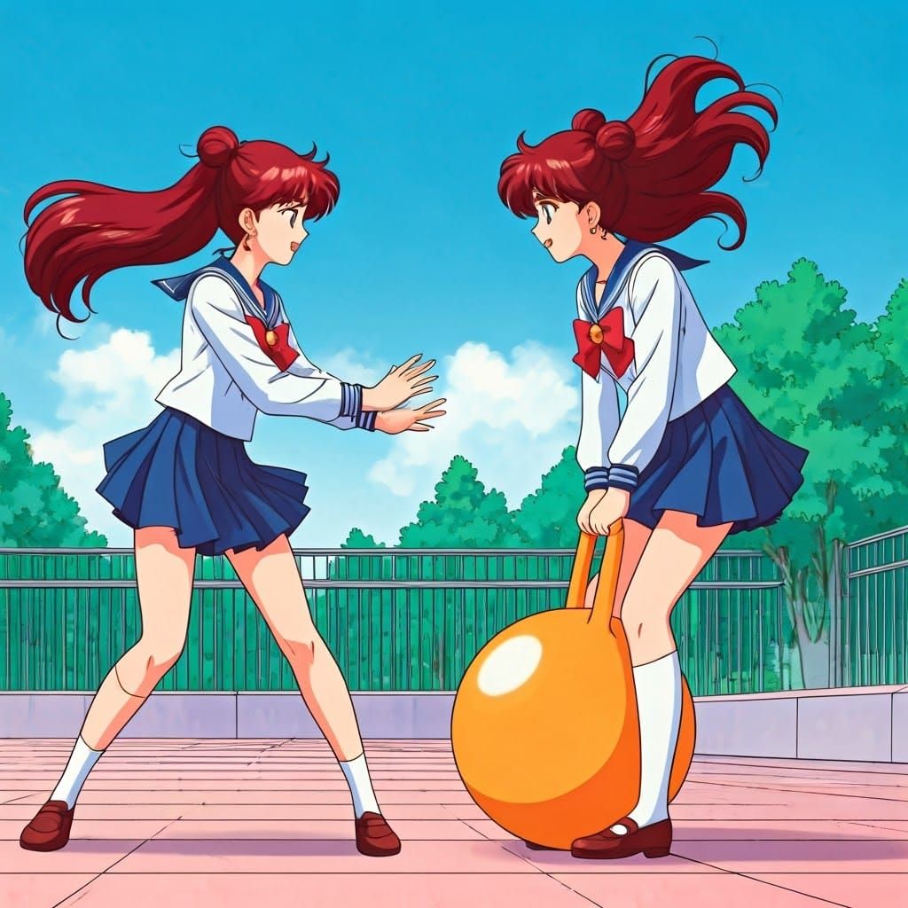 Minako Aino Bouncing, Sailor Moon Style