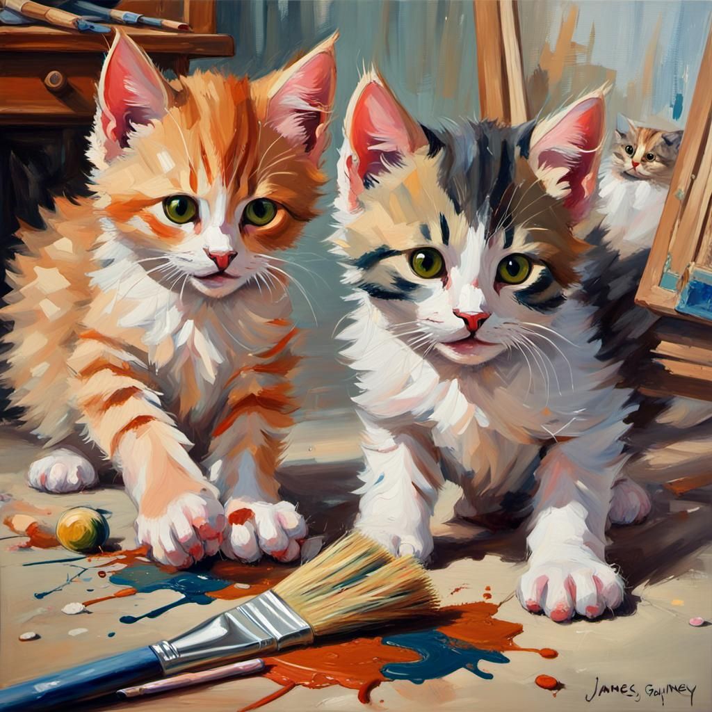 "Let's try red and blue together..." 🙀