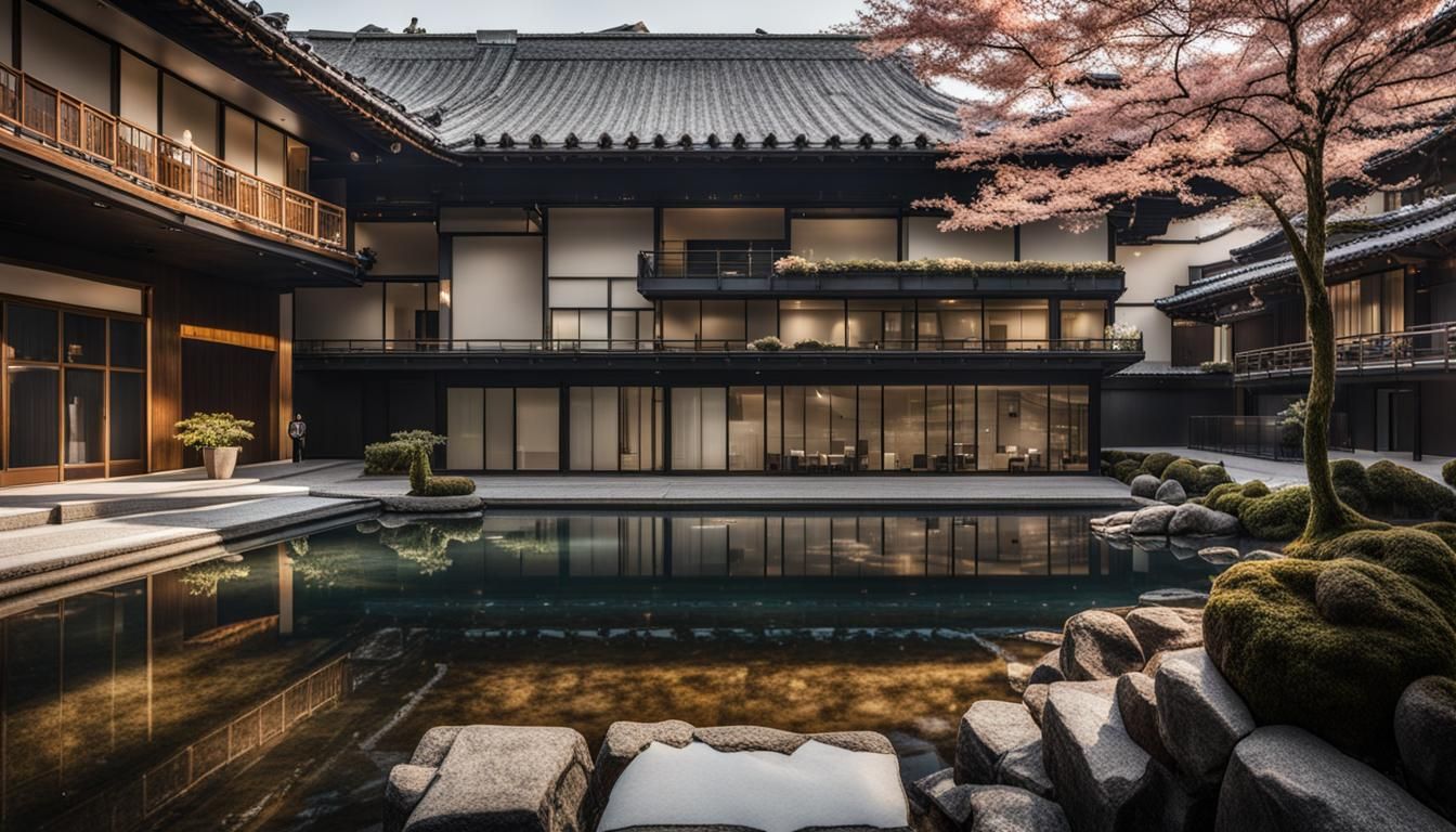 Shiguchi Hotel Exterior: Award-Winning Japanese Architecture