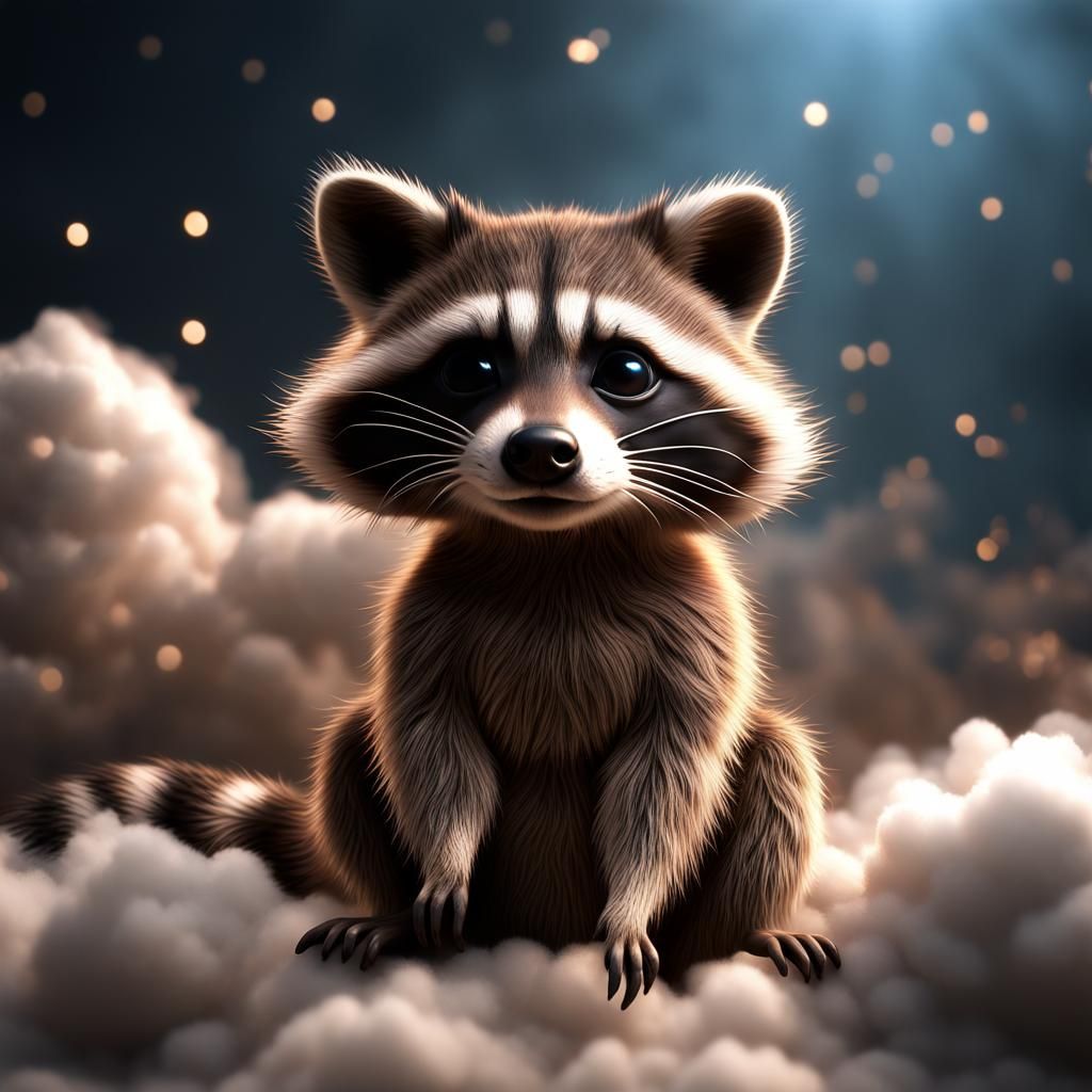 Panda my baby raccoon