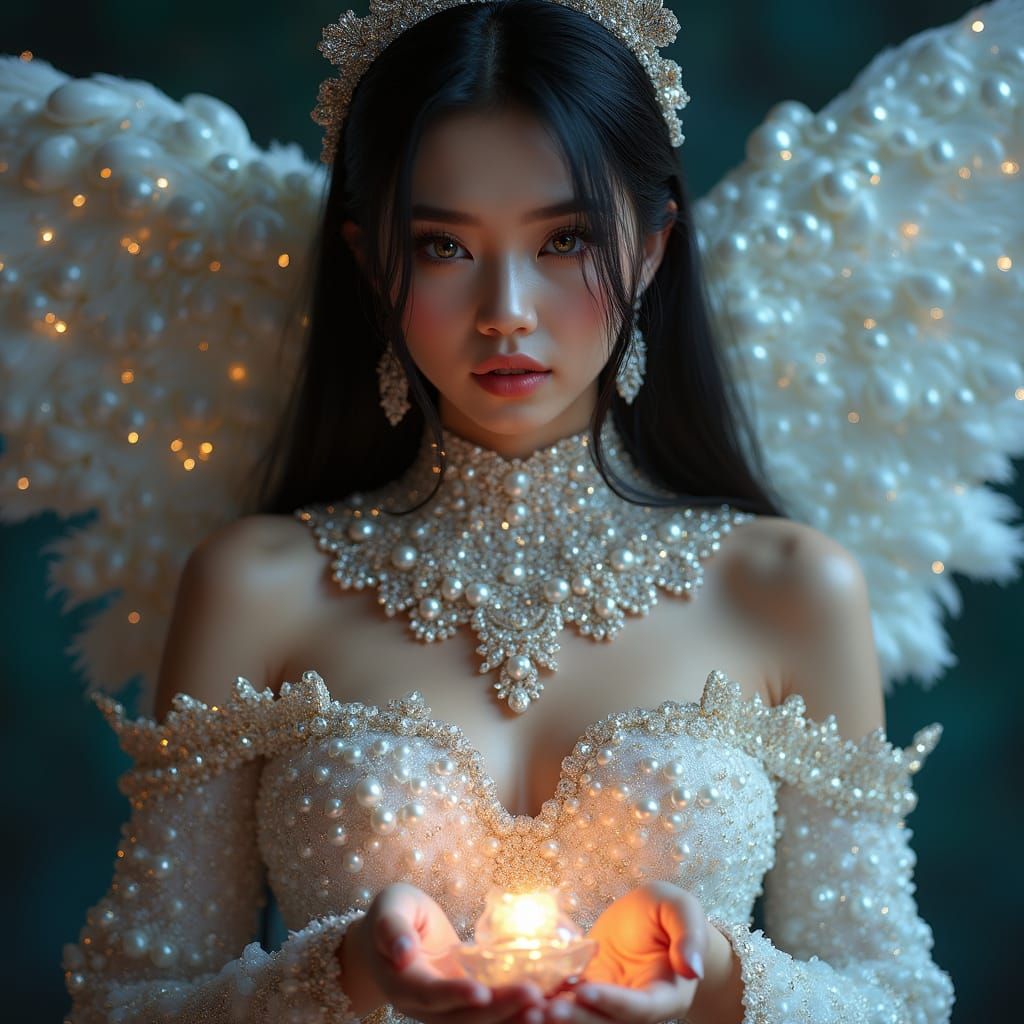 Ethereal Beauty in Ultra-Realistic Fashion