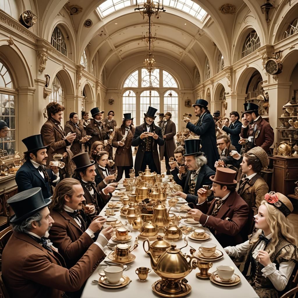 Steampunk Inventors Tea Party in Bleak Palace