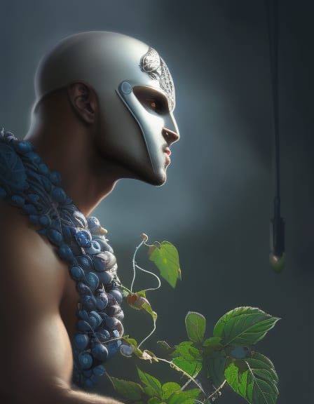 South Asian Moon Knight Warrior Portrait in 8K