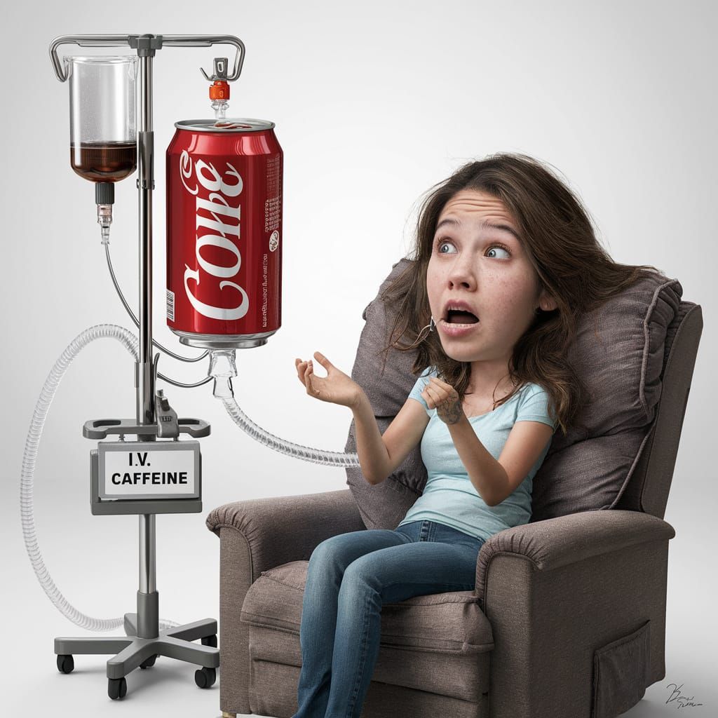 IV Caffeine: A Humorous Medical Treatment