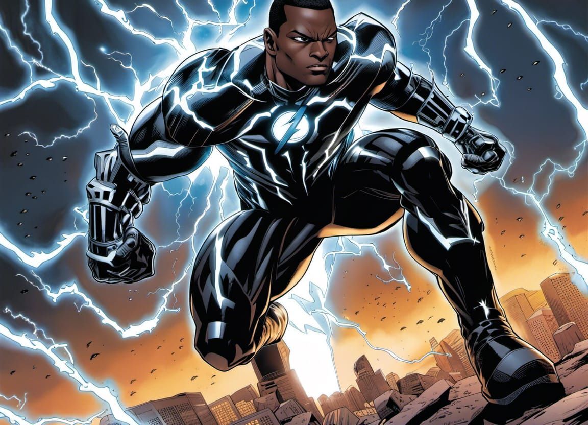 Black Superhero Generates Shockwaves in Comic Book Art