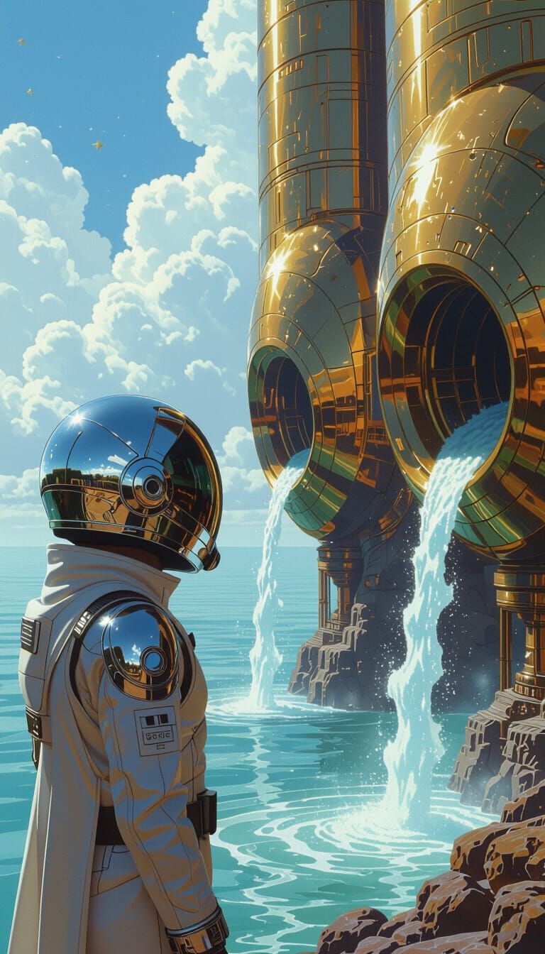 Technician Monitors Pressure at the Mouths of Thalassia