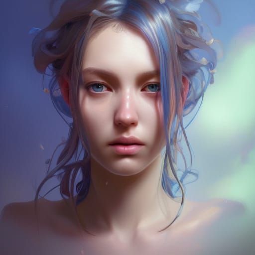 Detailed Portrait with Dynamic Lighting