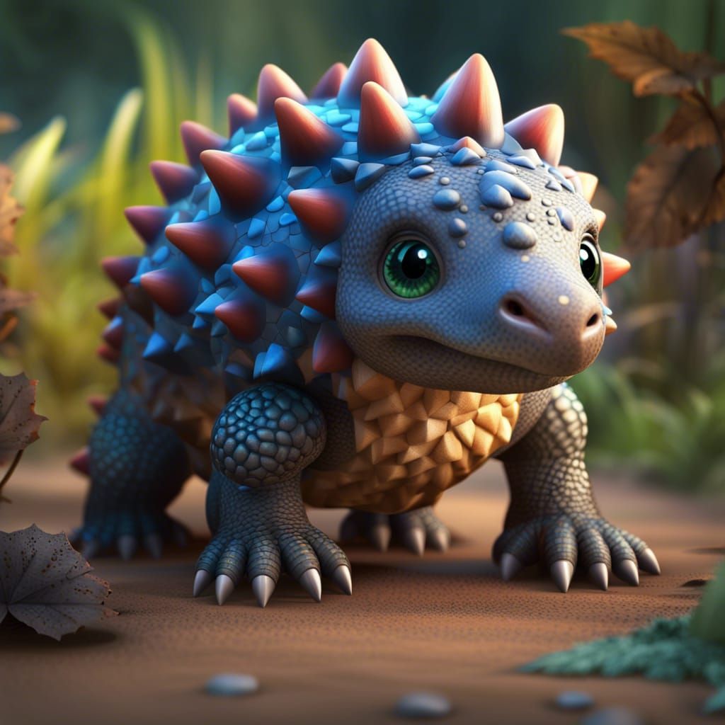 Baby Ankylosaurus