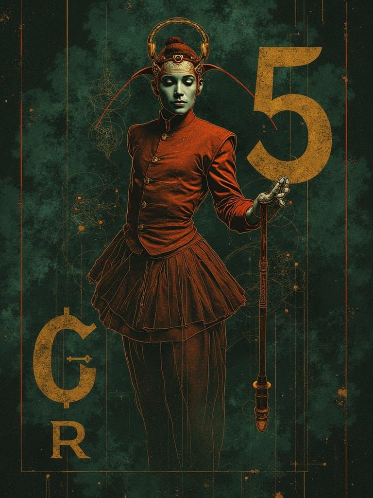 Nihilistic Realism Masterpiece in Chromo-Oil Style