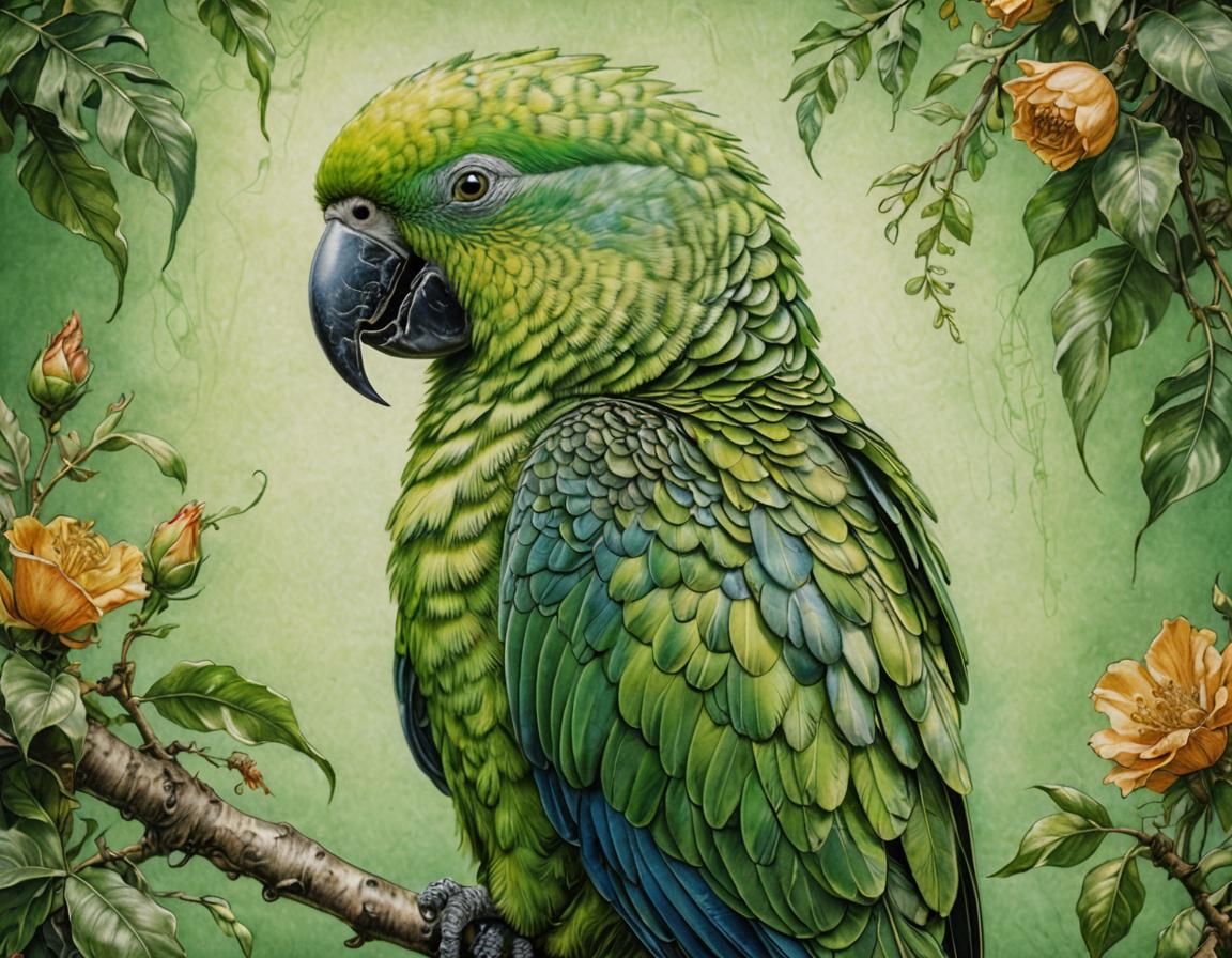 Green Parrot