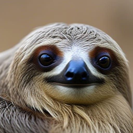 AI Generated Sloth Image