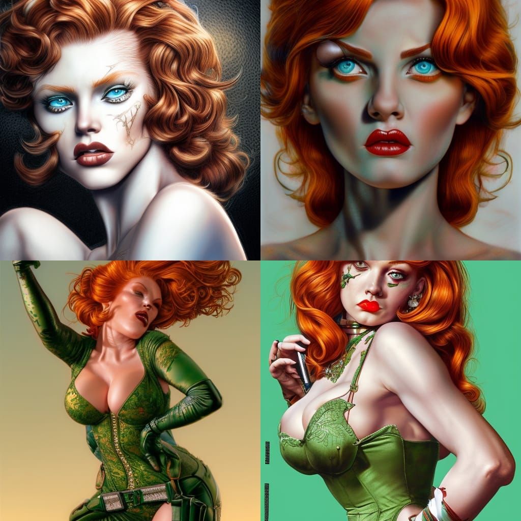 Detailed Photo of a Beautiful Pinup Woman