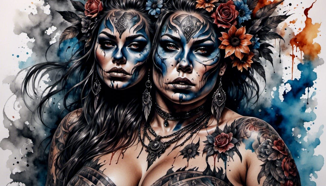 Dark Gothic Dancer Melts Into Gloom