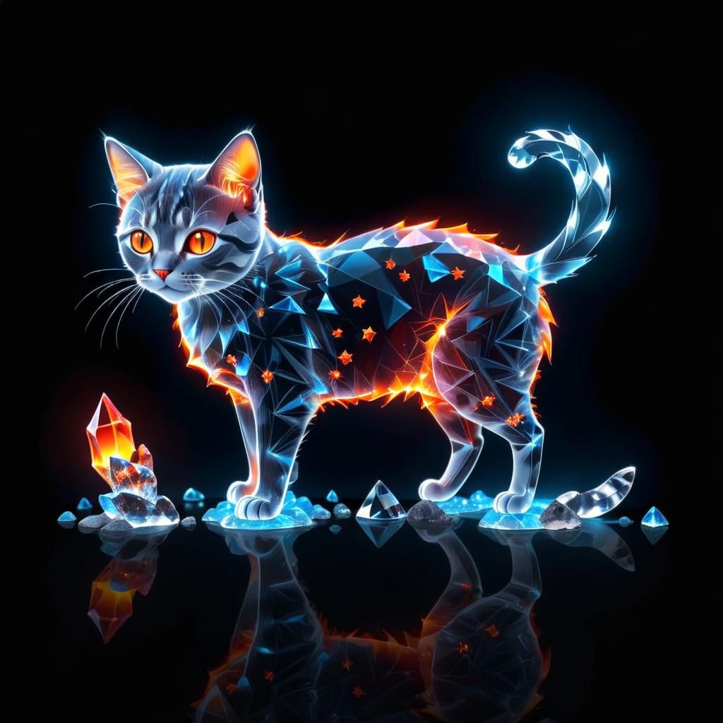 Crystal cat