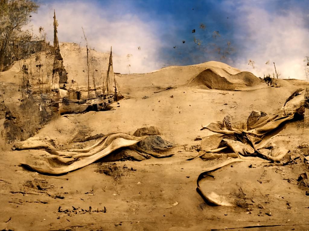The Sands of Time: Antique Style Photograph