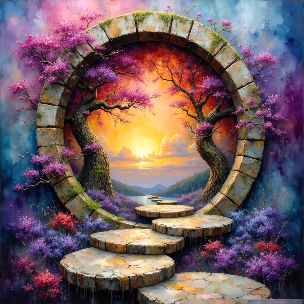 Surreal Stepping Stones to Bonsai Portal