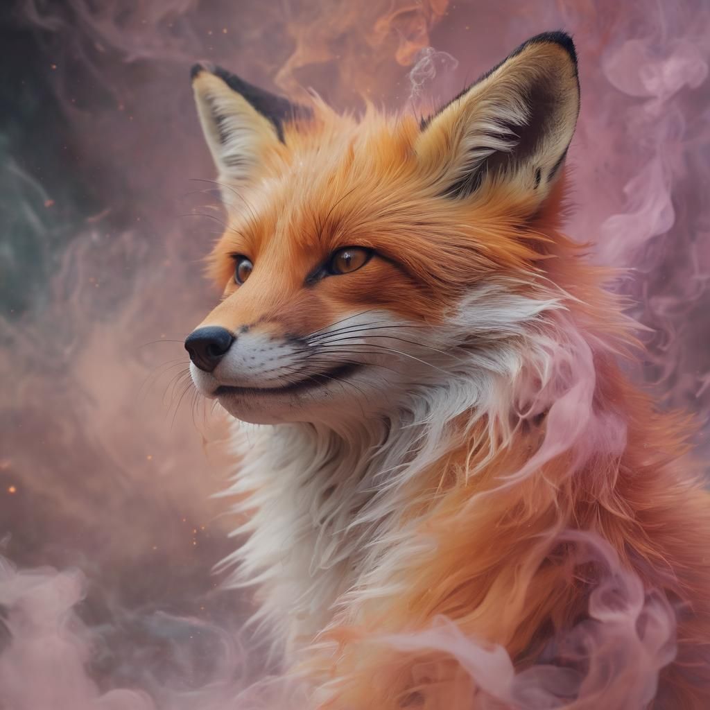 Fox in Ethereal Harmony