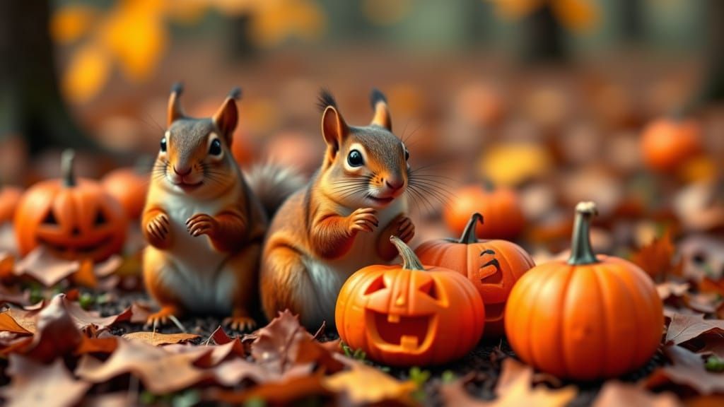 A Squirrel Halloween