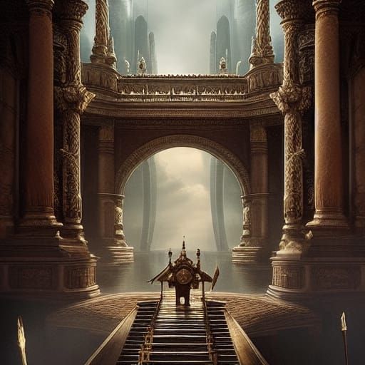 Majestic King Commands Respect in Digital Painting