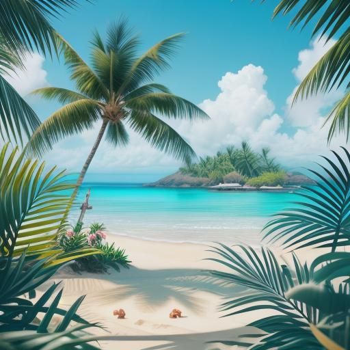 Baby's Whimsical Day on a Fiji Beach