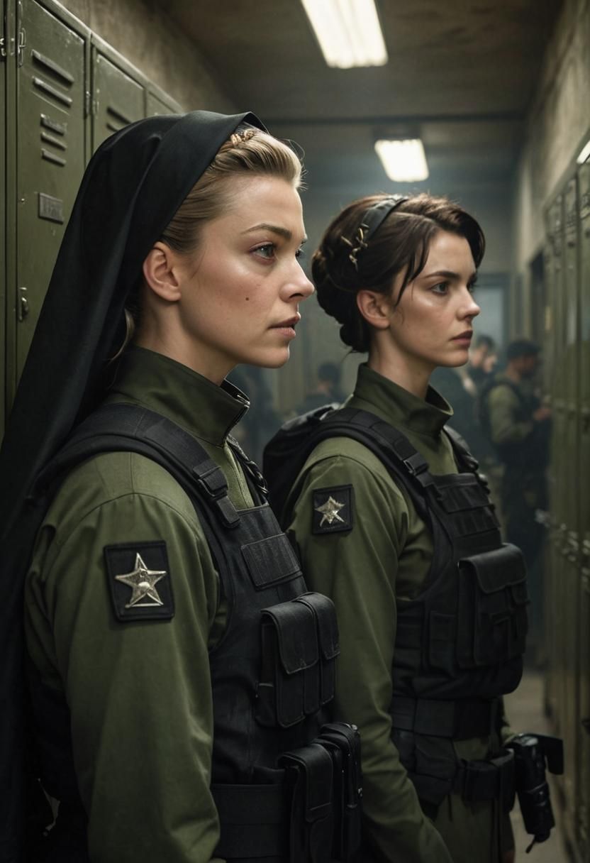 Actress Portraits in Military Gear, Stealth Mission