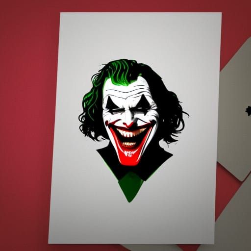 The Joker's Sinister Grin