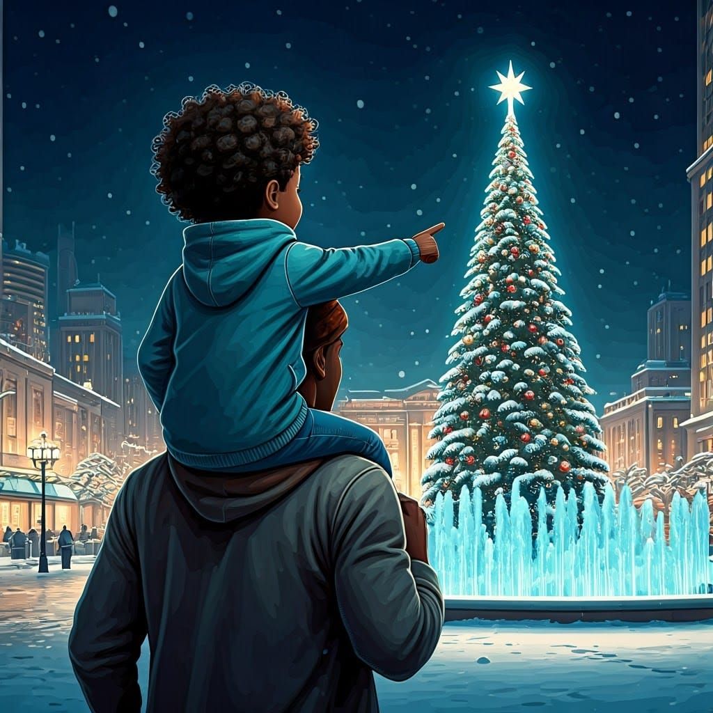 Winter Wonderland Star Gazing in Frost Punk Style