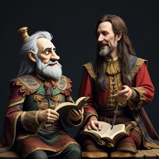 Bard Narrates Puppet Stories