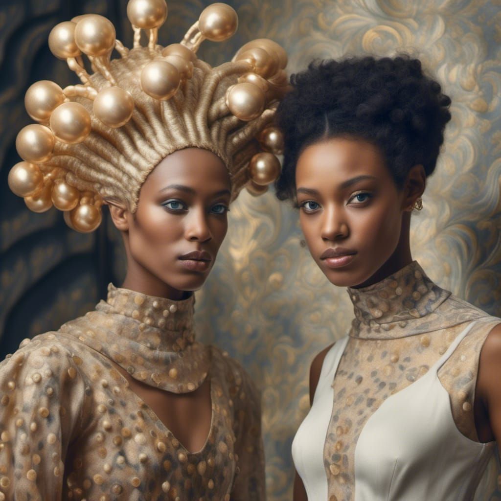 Old Master Painting Characters Party, Hyperrealism