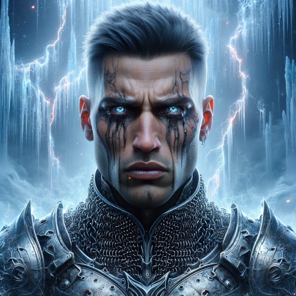 Furious Warrior in Nanobot Chainmail Armor