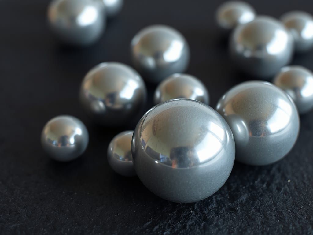 Glowing Orb Cluster on Dark Background