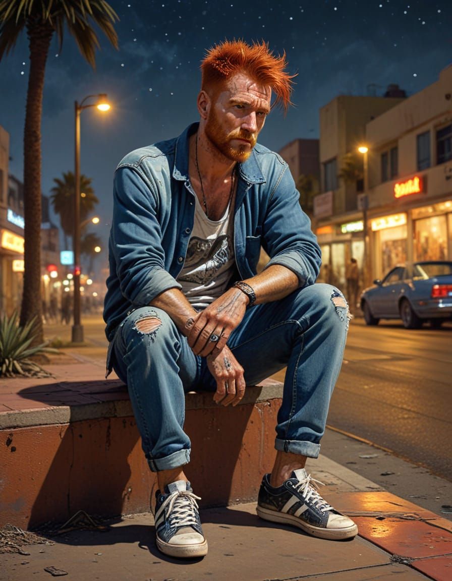 Charismatic Vampire Hunter in 1970s Santa Monica