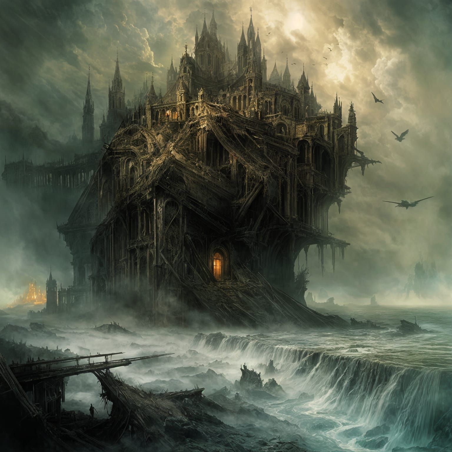 Dreamlike Apocalypse in a Baroque Landscape