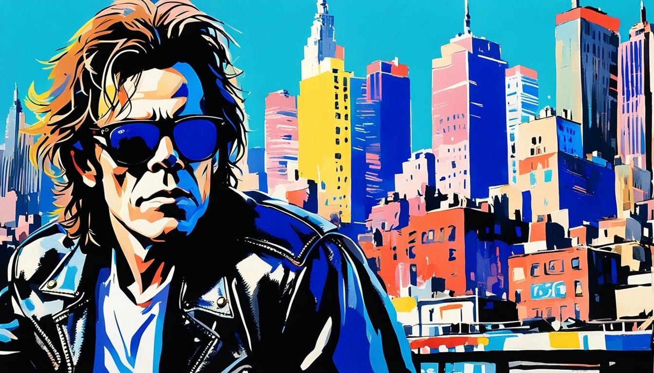 Singer in NYC, Matisse Style Abstract Art