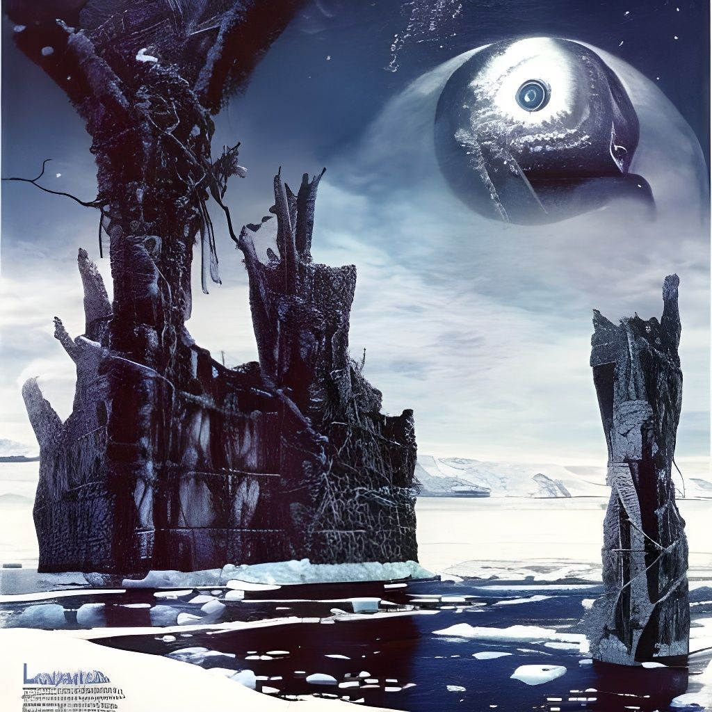 Lost Antarctic Castle: Inhuman Civilization Artwork