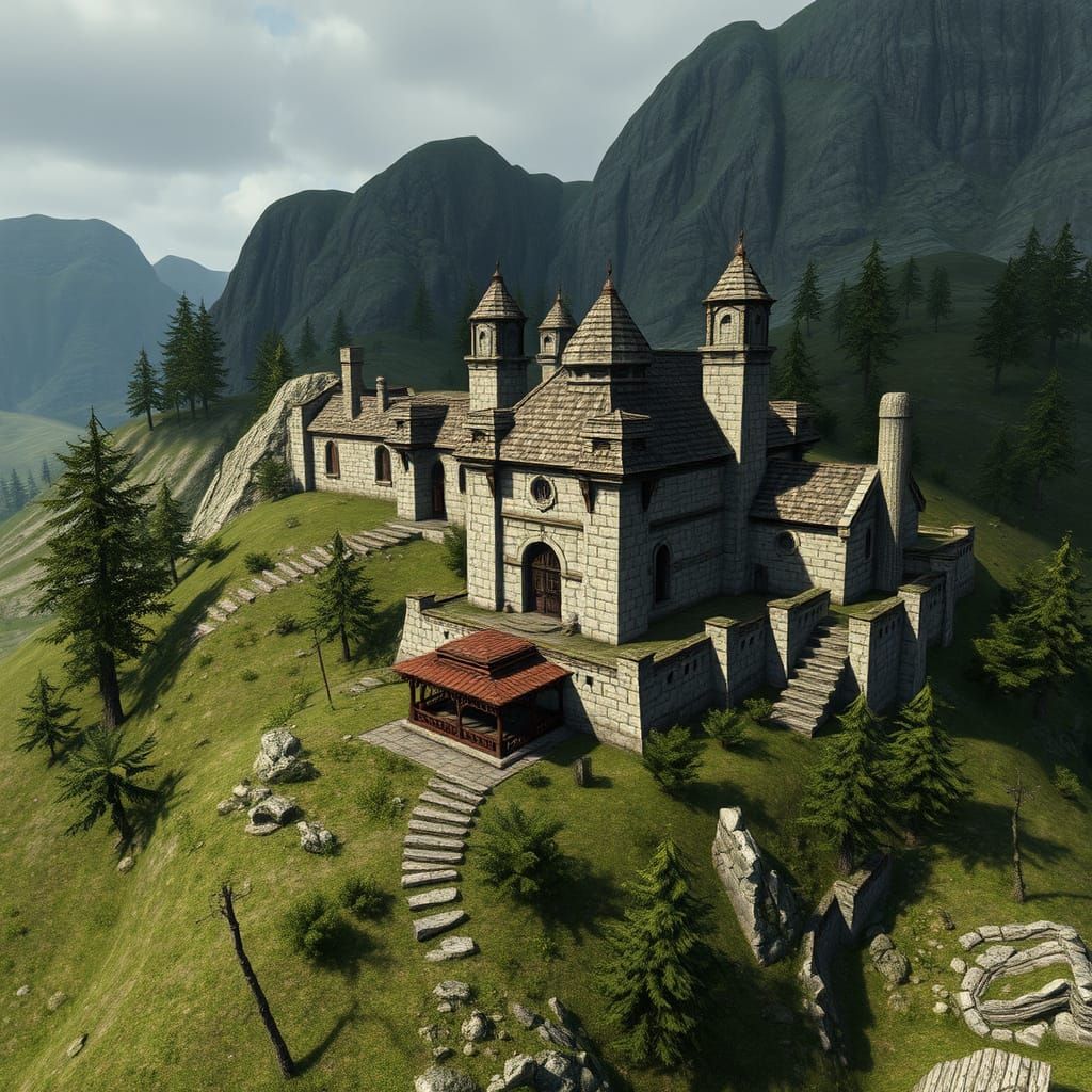 Cyrodiil Landscape in a Warrior Culture Setting