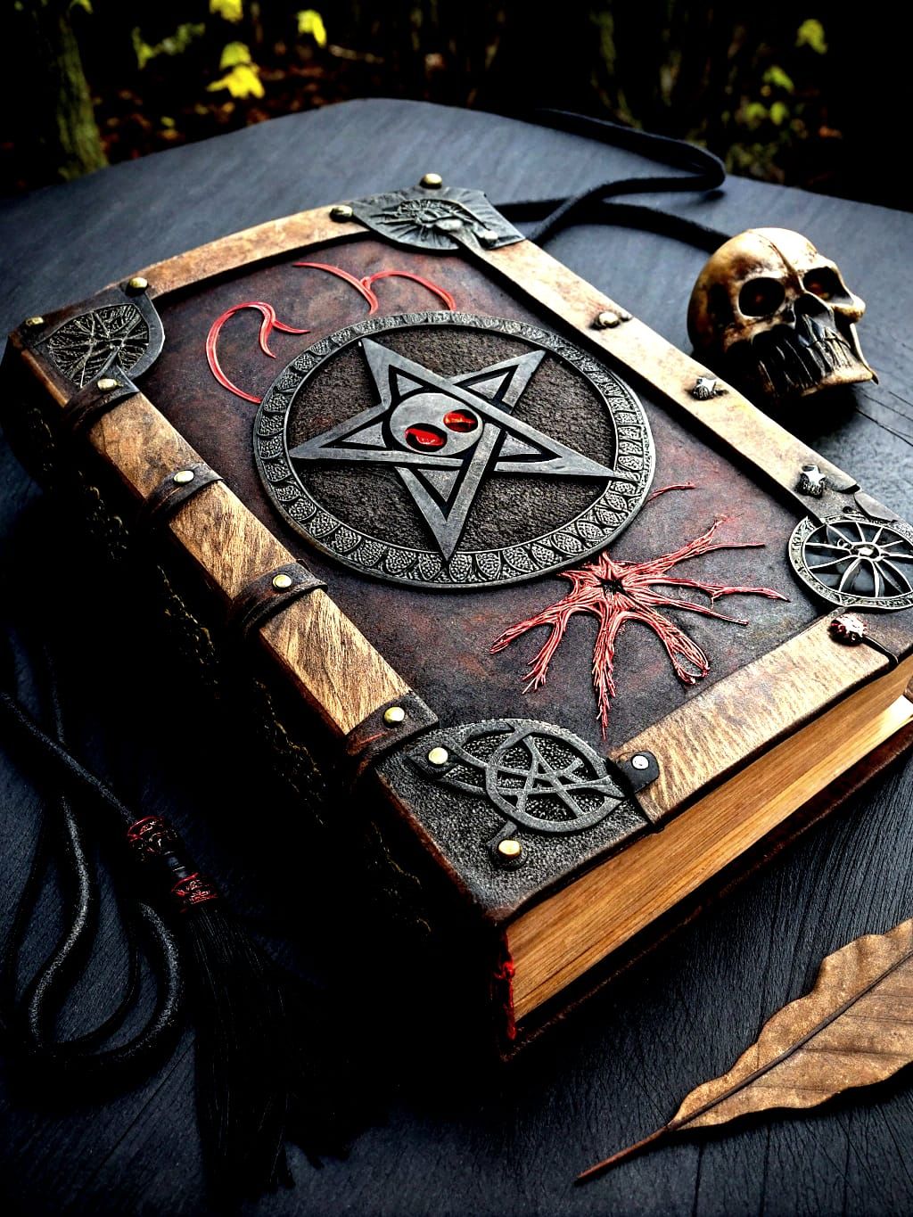 Mysterious Tome Emitting Otherworldly Aura