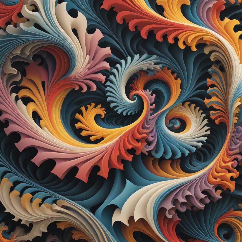 Fractals in Motion: A Delicate Dance of Math and Nature