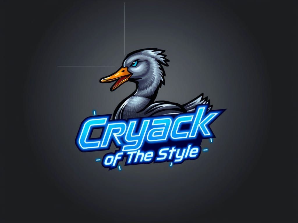 Futuristic Duck Emblem Unveils the Cryack of the Style