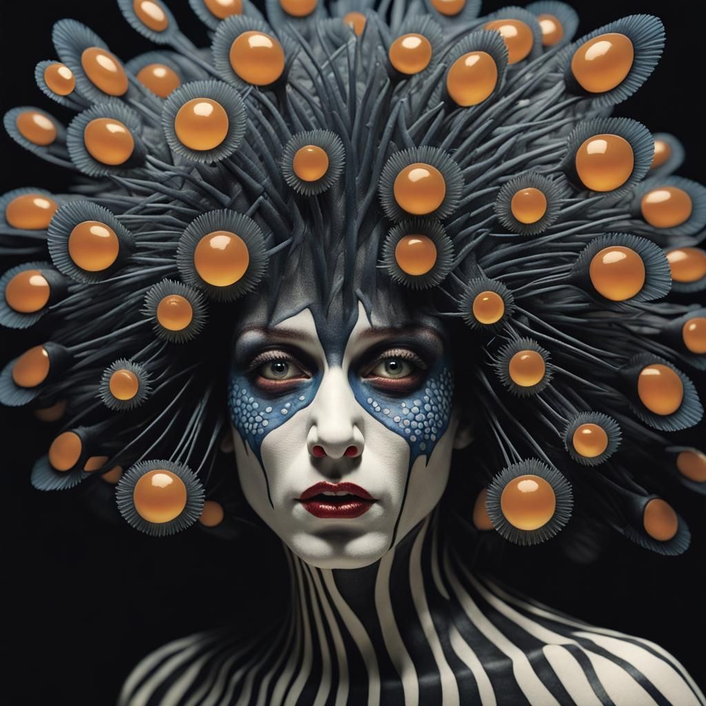 Clown in Fairypunk Style, Commedia dell'Arte Art