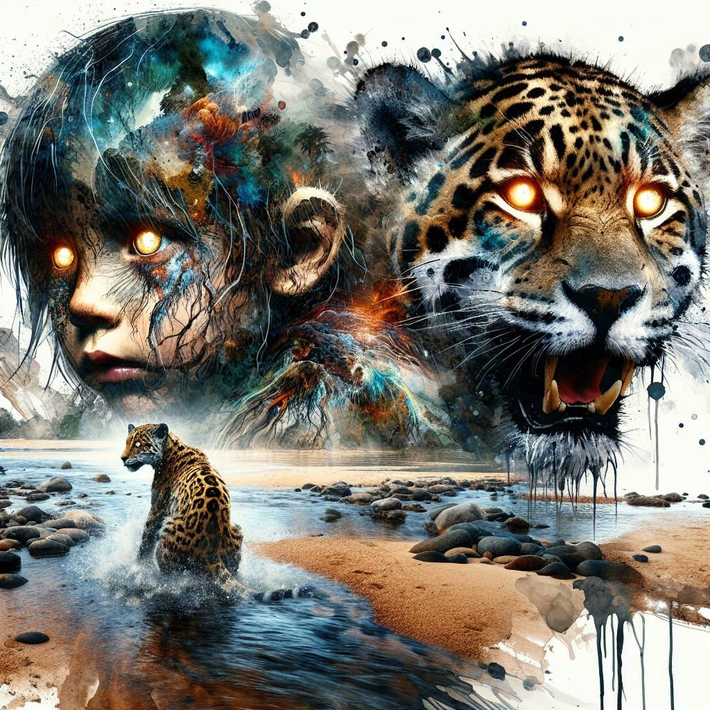 Jungle Shapeshifter … 🐆🌴