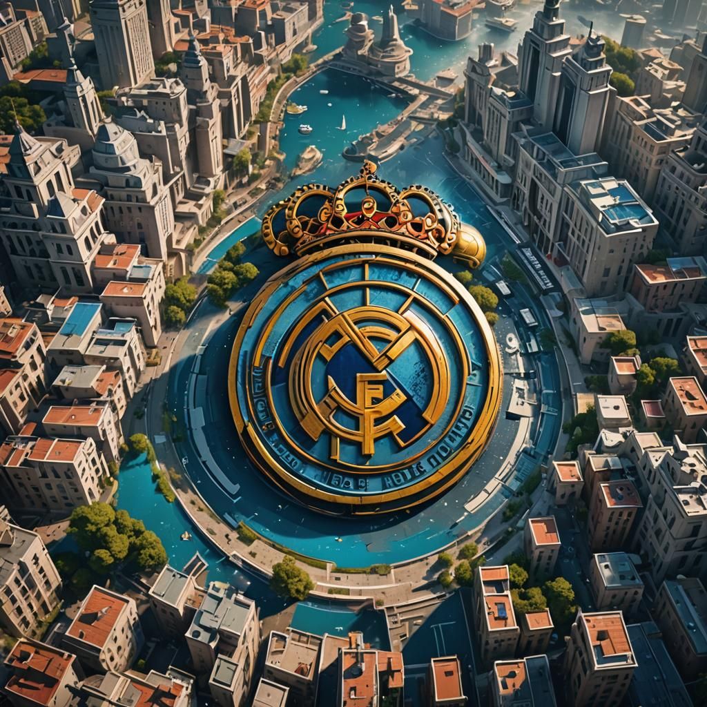 Real Madrid Wallpaper: Detailed Matte Painting