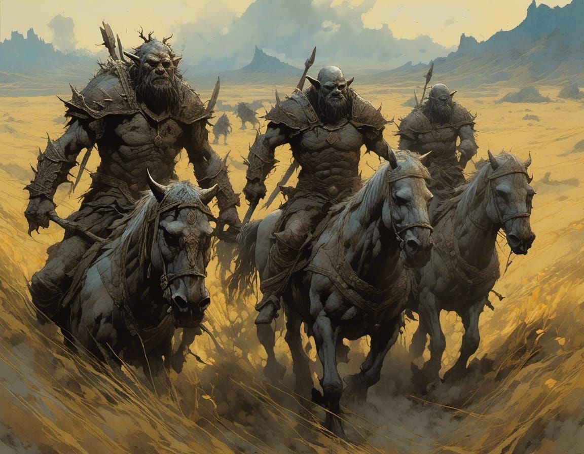 Orc Raiders in Southern Rohan