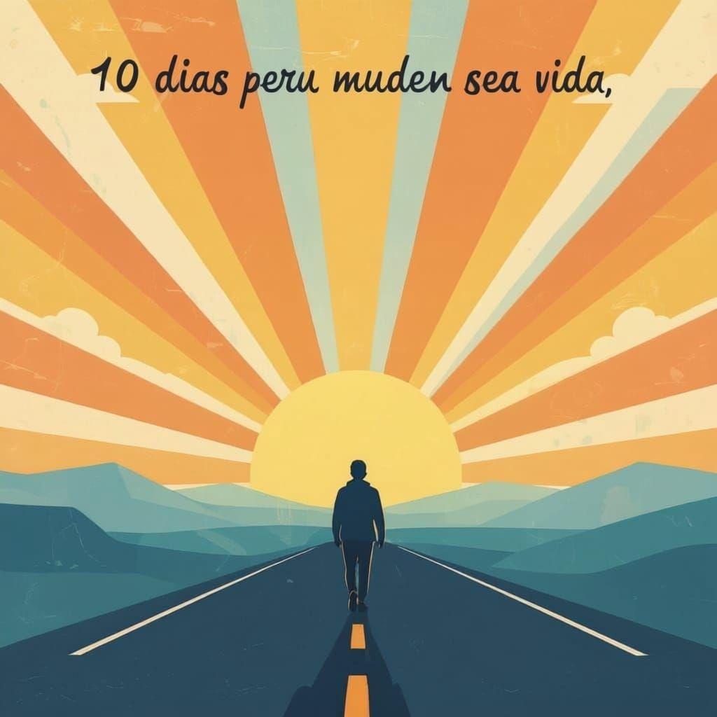 Inspirational Book Cover: 10 Days to Change Your Life