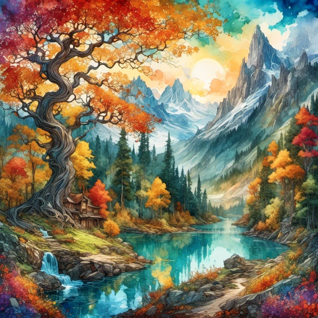 Landscape in the Fall