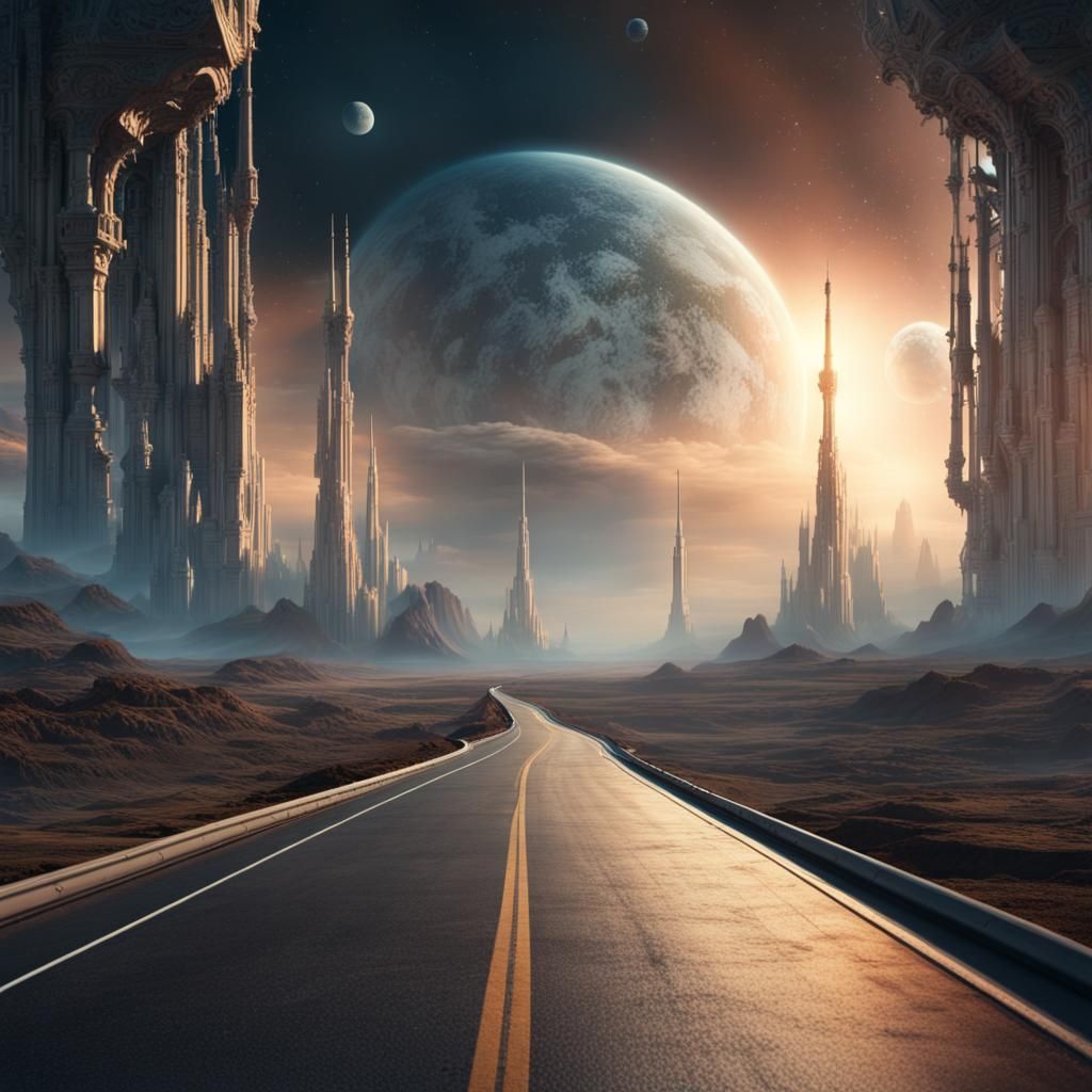 Road to Space: Epic Digital Matte Painting
