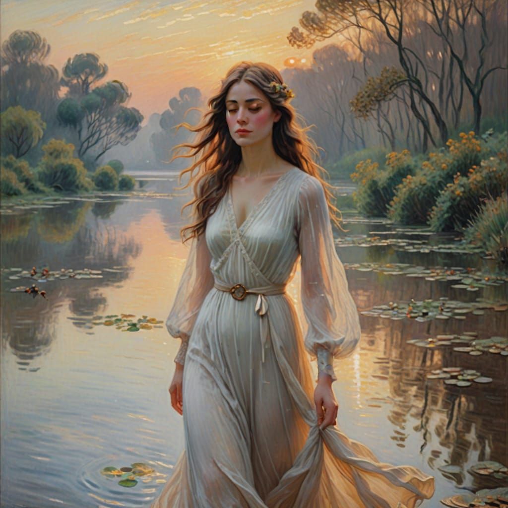 Ethereal Serenity at the Waters Edge